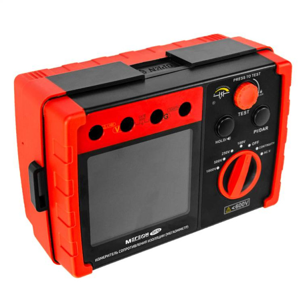 Измеритель сопротивления изоляции (мегаомметр) МЕГЕОН 13170 купить по низкой цене | МАКСПРОФИТ
