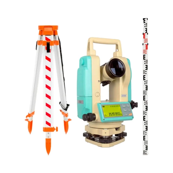 Комплект теодолит RGK T-02 (оптический отвес) штатив рейка - 3 в 1 купить по низкой цене | МАКСПРОФИТ