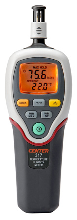 Измеритель температуры и влажности CENTER 317 купить по низкой цене | МАКСПРОФИТ